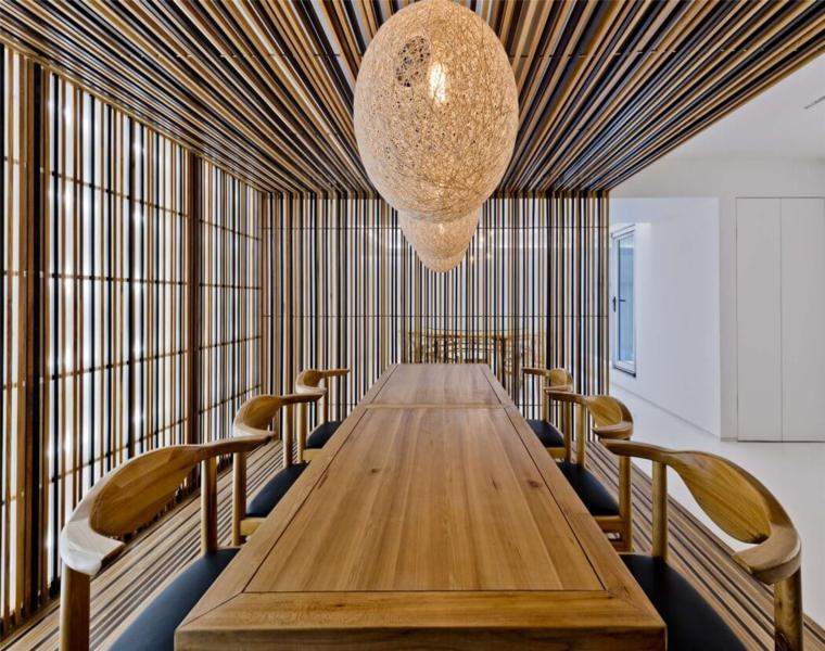 diseño interior la villa cañas bambú