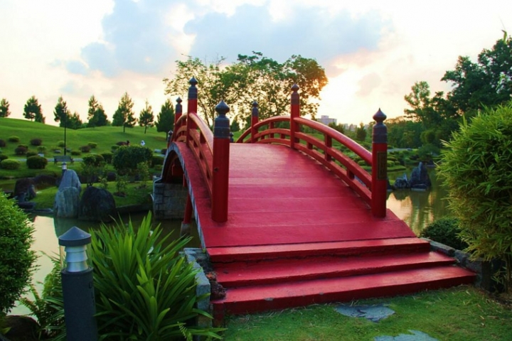 Puente en el jardín - cincuenta y nueve ideas para exteriores