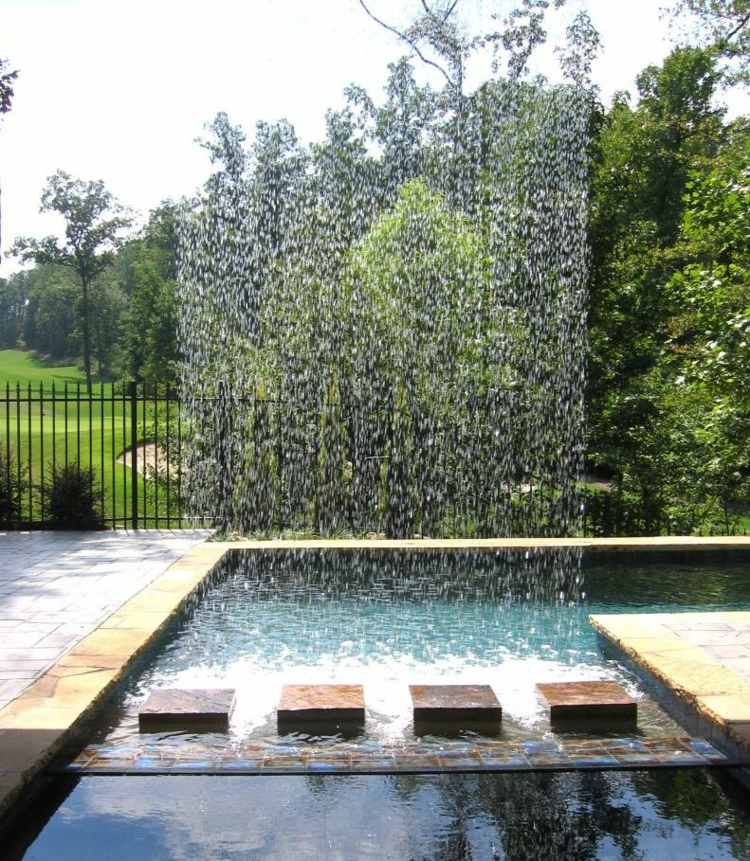 fuente diseno moderno agua atractiva opcion ideas