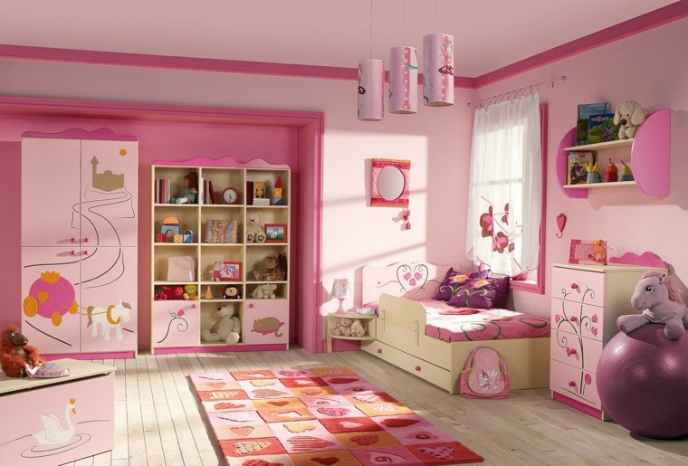 habitacion nina rosa preciosa princesa ideas