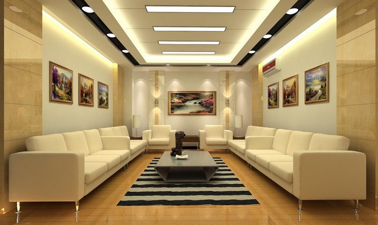 iluminacion led opciones interiores sofas blancas idaes