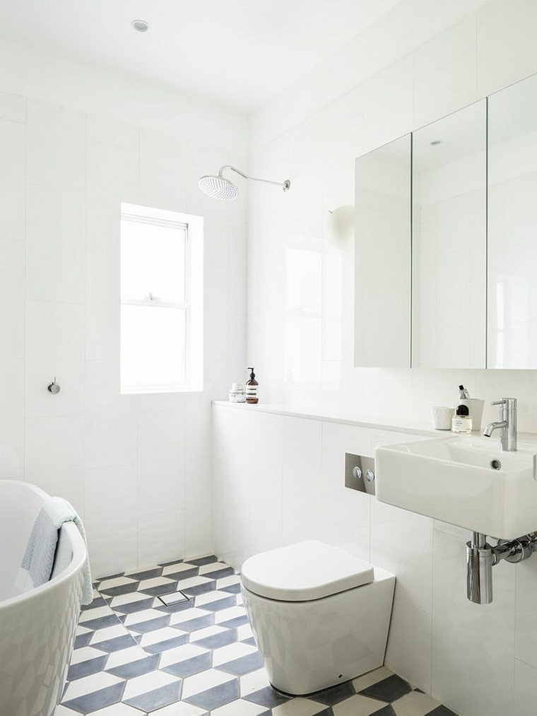 imagenes impactantes banos blanco moderno ideas