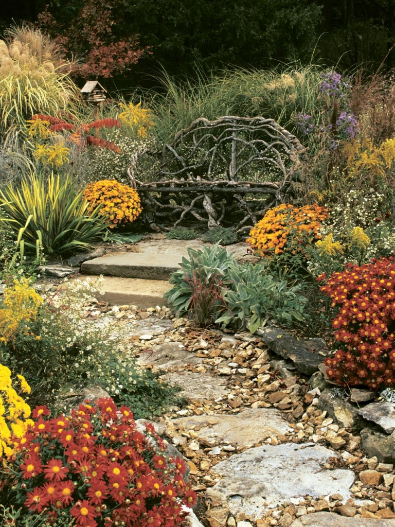 Jardines rusticos ideas para elementos decorativos