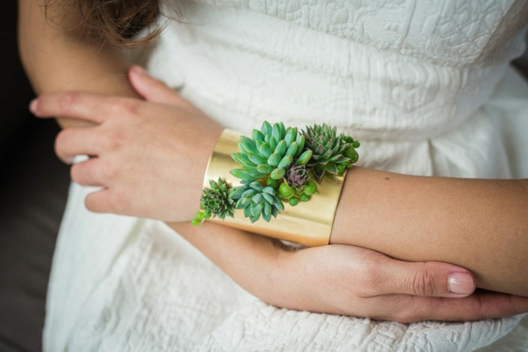 joyas vivas pulsera plantas brazaletes