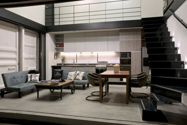 mesa original sofas cocina salon un espacio ideas