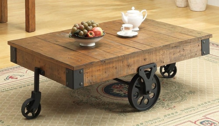 mobiliario ruedas estilos rustico concepto salones