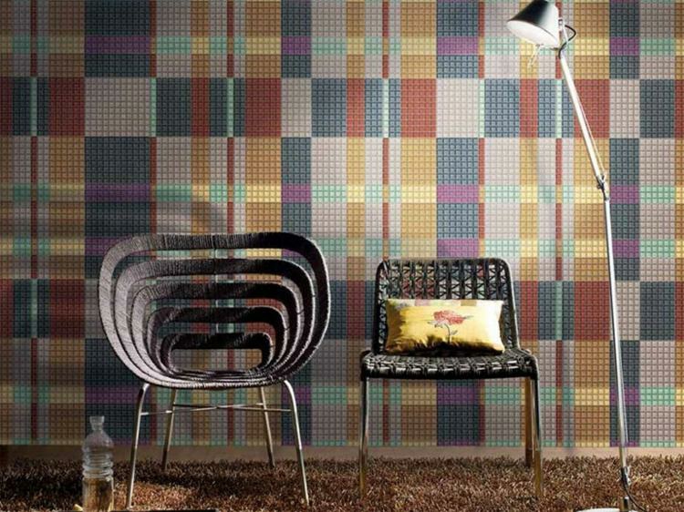 Mosaicos de interior diseñados por la firma Mosaico+