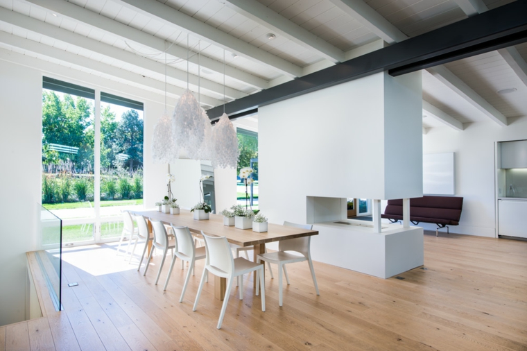 muebles de diseño comedor residencia amplia ideas