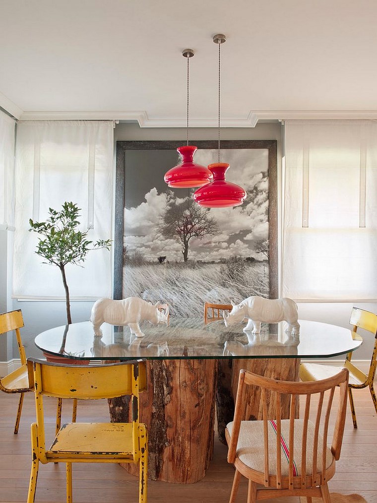 opciones diseno colorido comedor shabby chic contemporaneo ideas