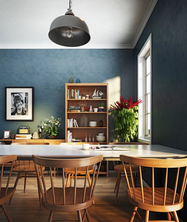 opciones diseno coloridoc omedor sillas retro madera ideas