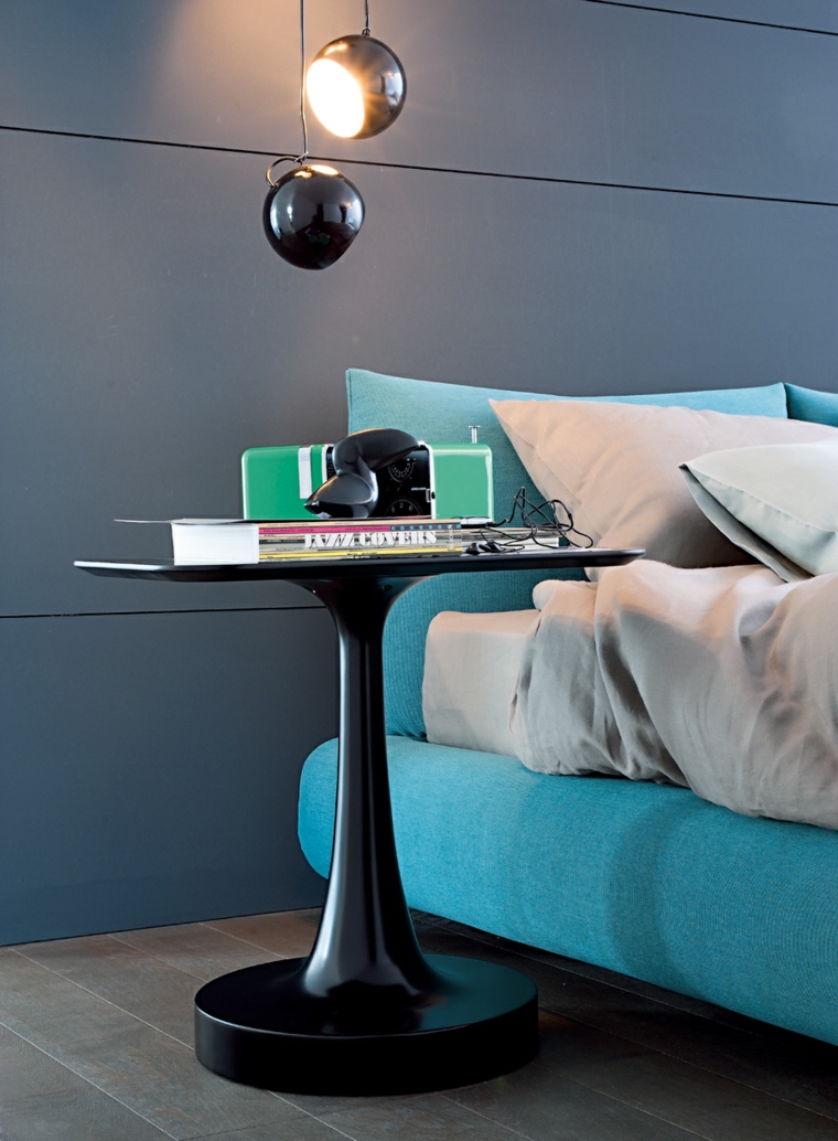 original diseño cama color azul