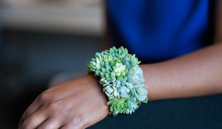 original pulsera brazalete plantas
