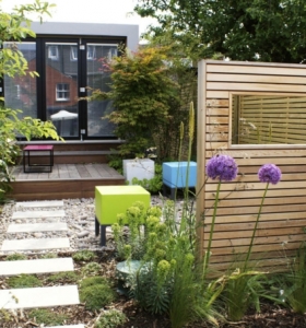 Diseño de patios y jardines pequeños - 75 ideas interesantes