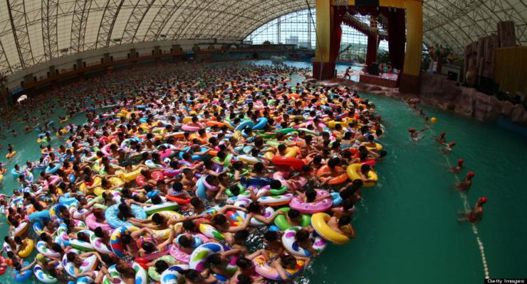 piscinas públicas bañistas China