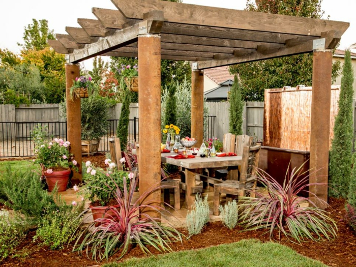 primavera jardines color ideas madera