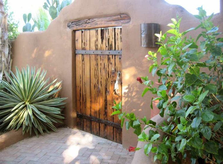 puerta diseño estilo mejicano