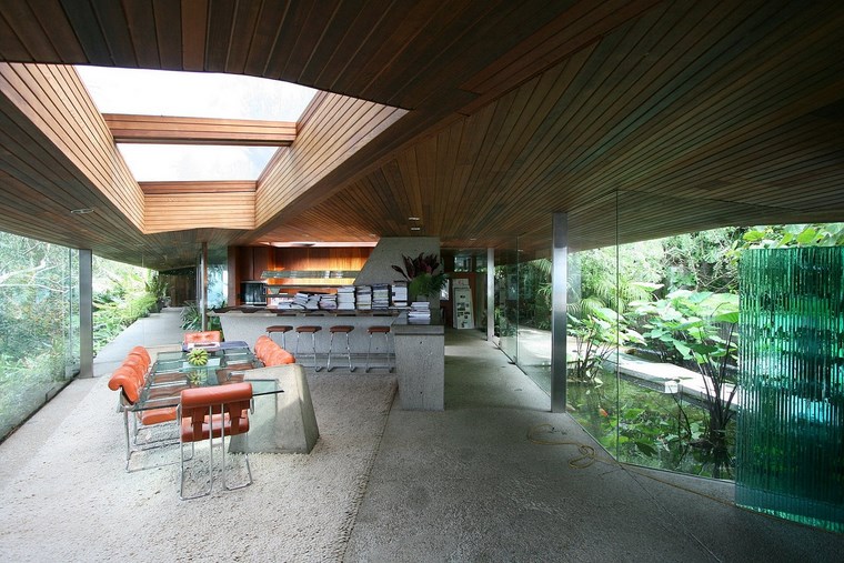 residencia colina comedor mesa cristal ideas