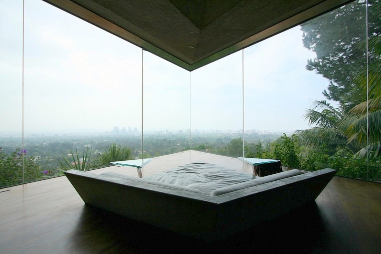 sofa vistas dormitorio casa colina ideas