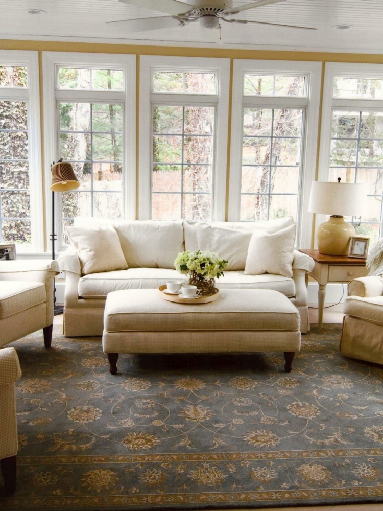 solarium moderno muebles color beige