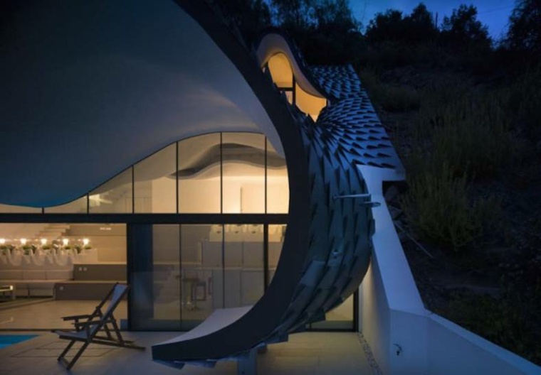 terraza casa diseño moderno