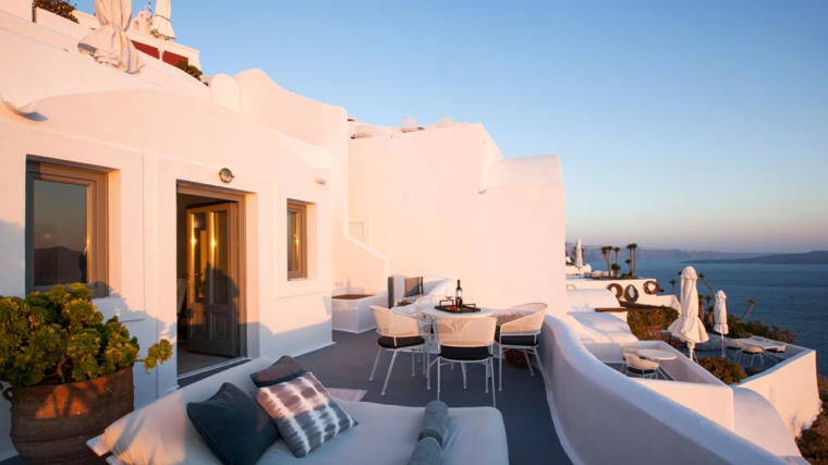 Costa mediterranea 50 terrazas en Grecia con diseño inspirador
