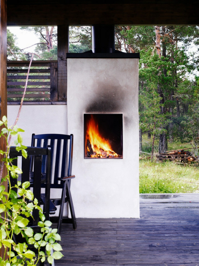 Divina cocina con acceso al exterior, Villa M por M.Arkitektur