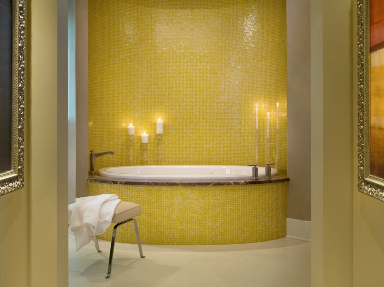 gresite baño amarillo brillante