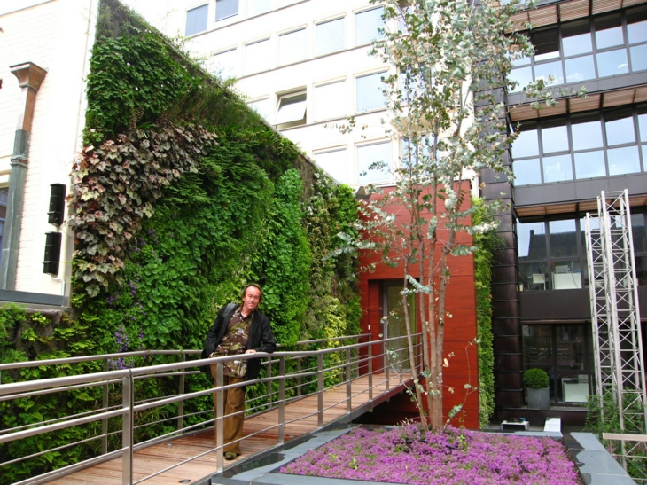 Jardin vertical diseño lleno de verdor para cada estilo