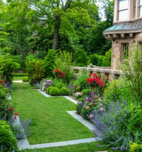 Jardines borde separador para delimitar los espacios