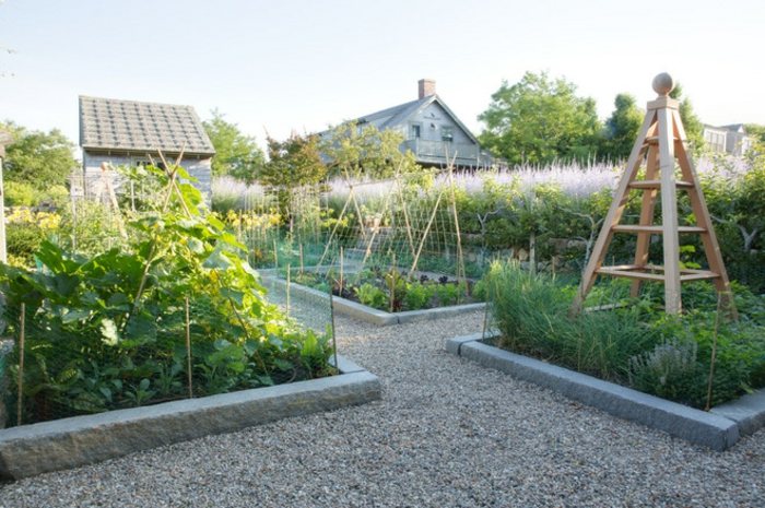 jardines borde muestras exteriores diseño huerto