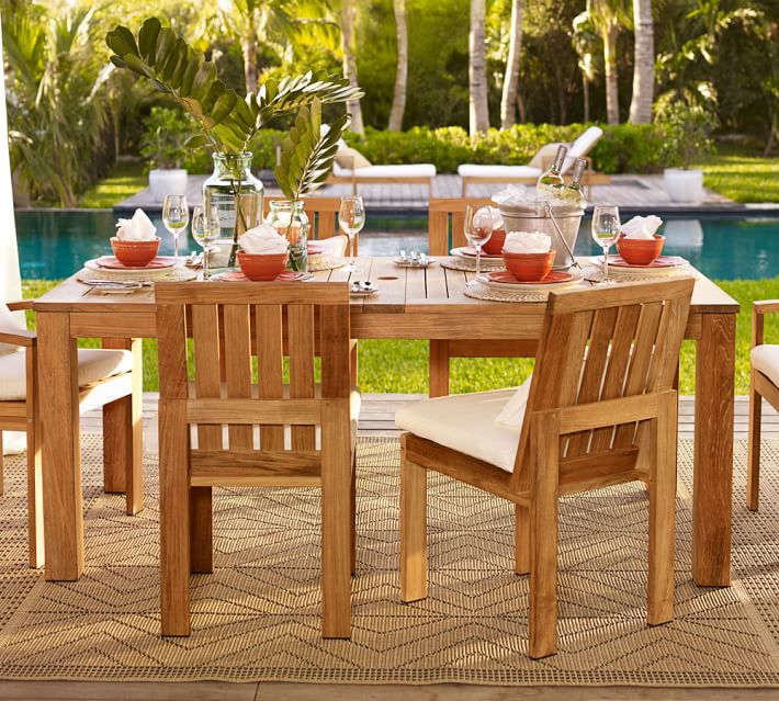 Muebles de madera para terraza