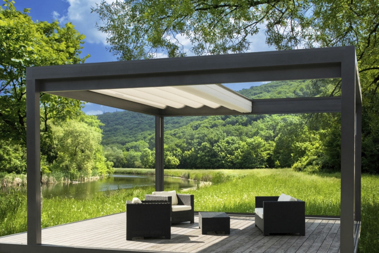 soluciones de diseño moderno de exterior variantes espacios soluciones muebles cojines