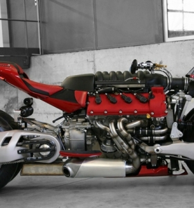 Motocicletas, la increíble Lazareth LM847 con motor de Maserati.
