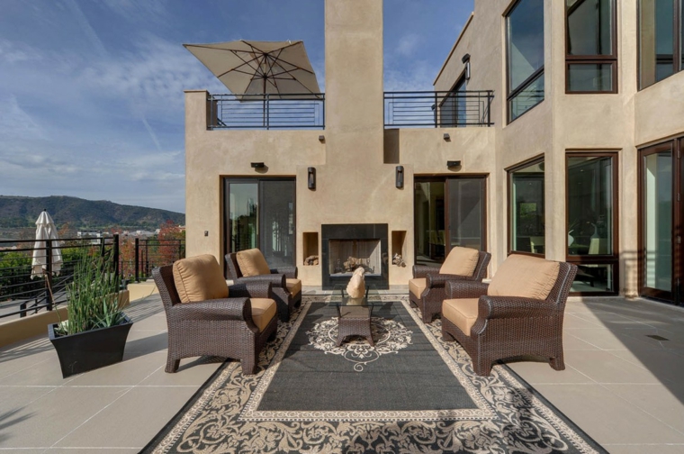 Terrazas exteriores modernas 25 opciones de diseño