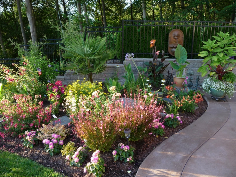 plantas jardin lantanas camino combinacion otras especies ideas