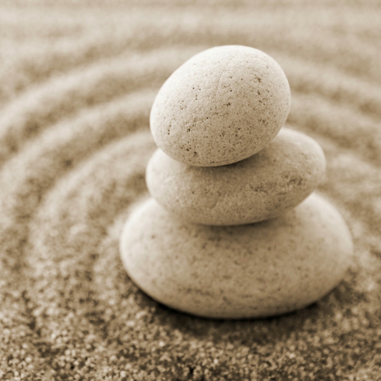 Piedras zen - diseños de decoración japonesa para tu jardín