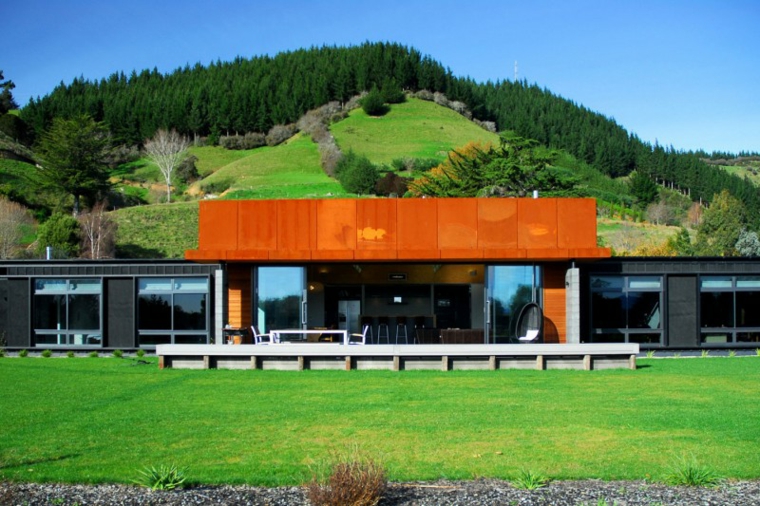 Radman Brown House diseño Guy Herschell Architects