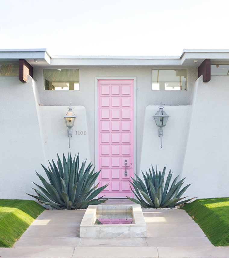 puerta de color rosa chicle bonita puerta color rosa chicle