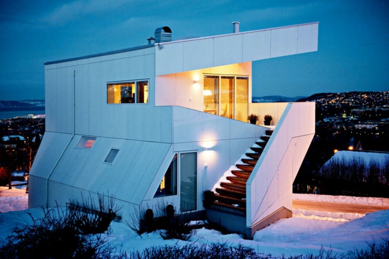 casa diseñada moderno JVA