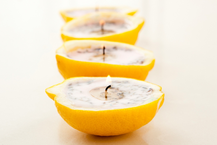 cascara limon vela caseera
