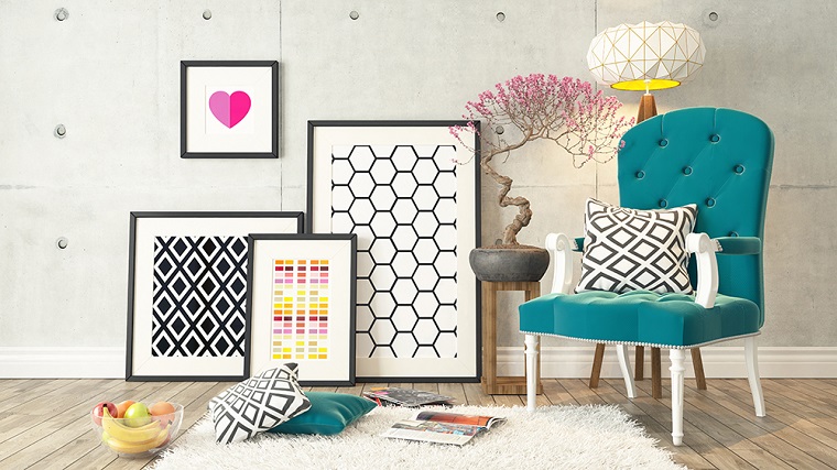 coloridos efectos conceptos muebles espacios