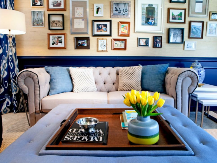 cuadros muebles ideas colores azules diseño