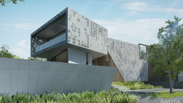 diseno fachada studio SAOTA moderno