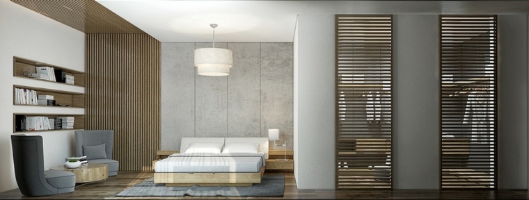 dormitorios armarios sillones grises modernos lisones