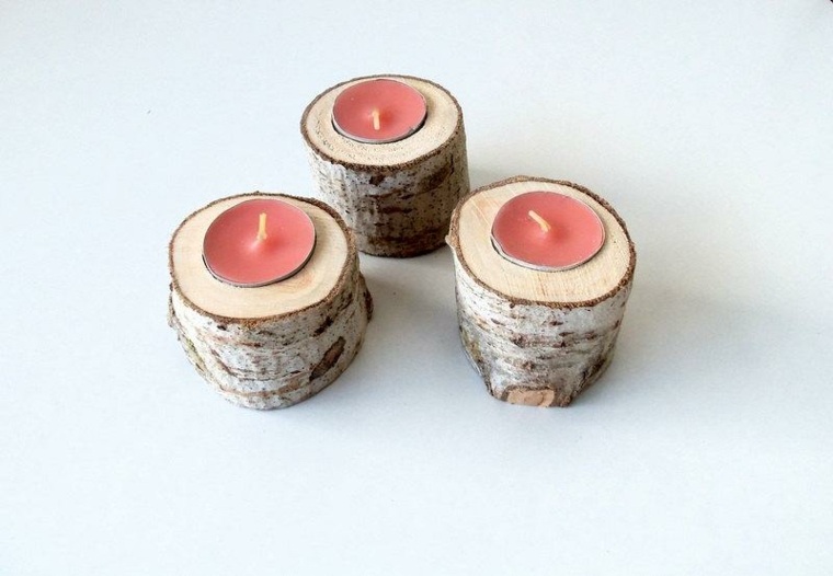 estupendos candelabros troncos arbol