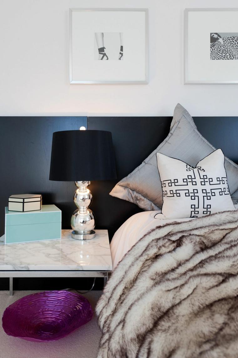 ideas decoracion baratas plato color purpura dormitorio
