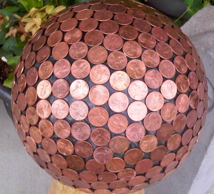elegantes diseños monedas jardines esfera bolla bolos centavos frescos