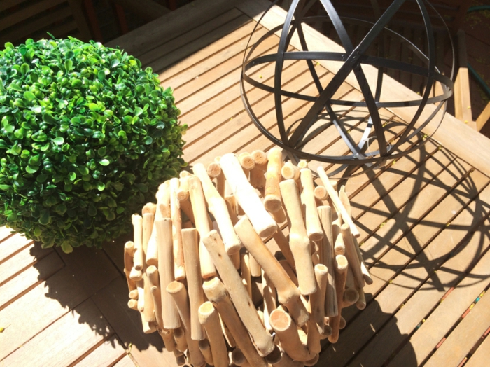 plataformas de madera jardines esfera suelos opciones elegantes plataformas