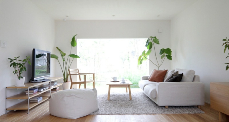 muebles sencillos color blanco