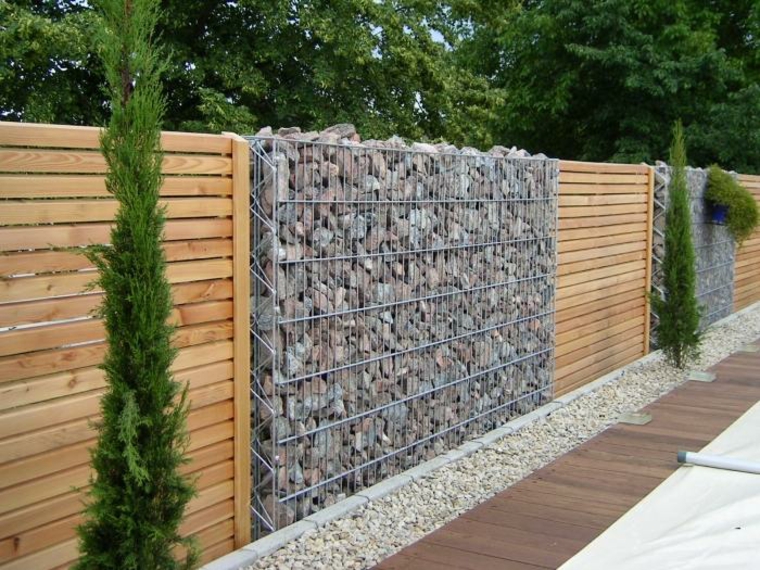 muros vallas jardin piedra madera